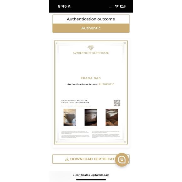 Authentic Prada Canvas and Leather Shoulder/Crossbody Bag - 197/B - Picture 10 of 10